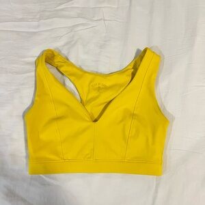 Yellow Sports Bra